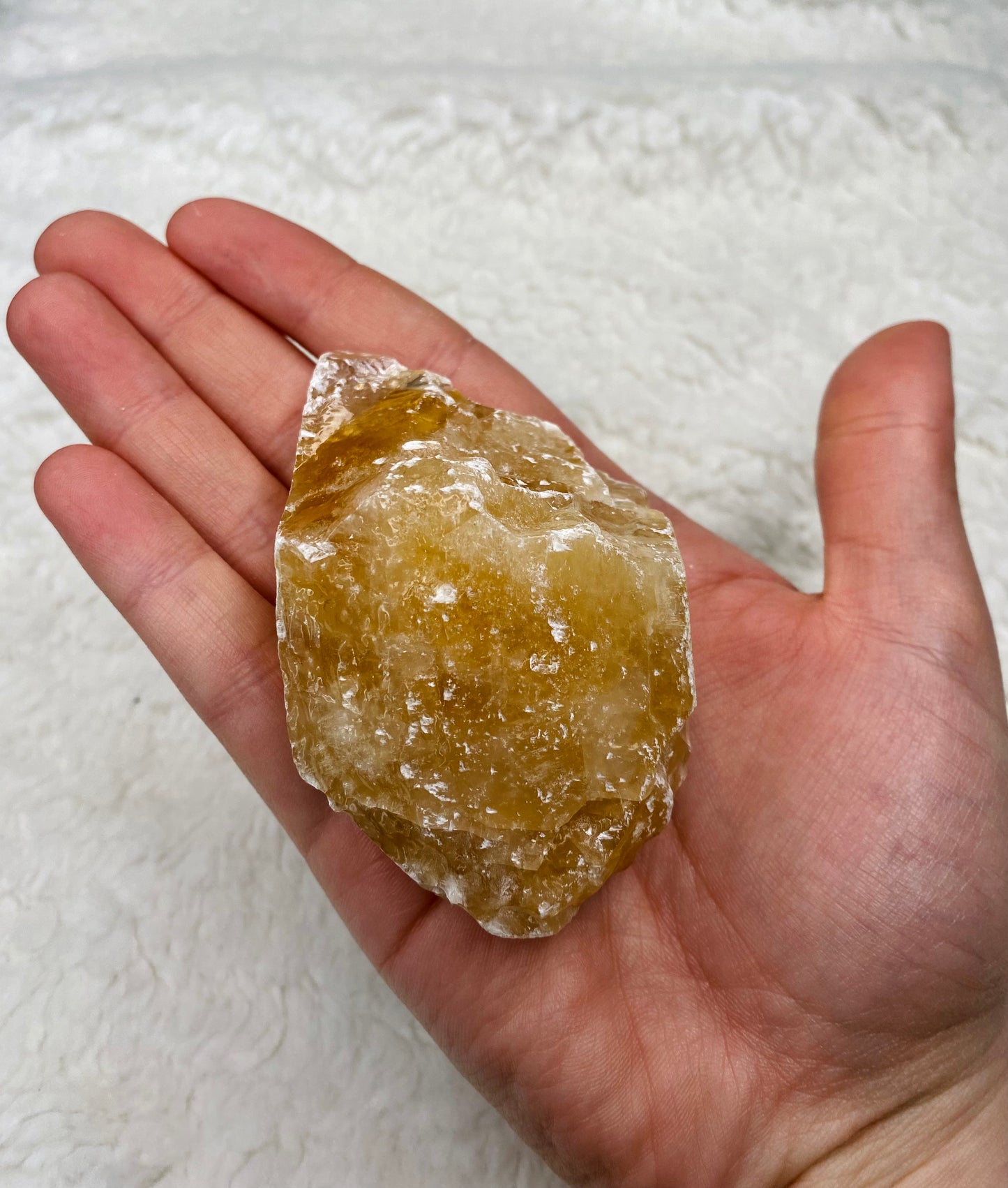 Large Raw Honey Calcite