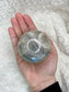 Moonstone Sphere with Blue Flash