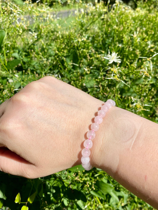 Rose Quartz Bracelet 8mm