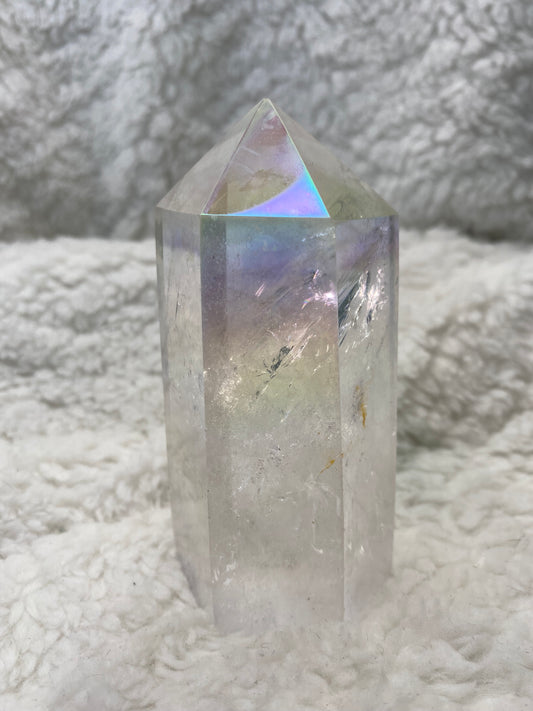 Aura Clear Quartz Tower