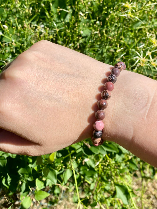 Rhodonite Bracelet 8mm