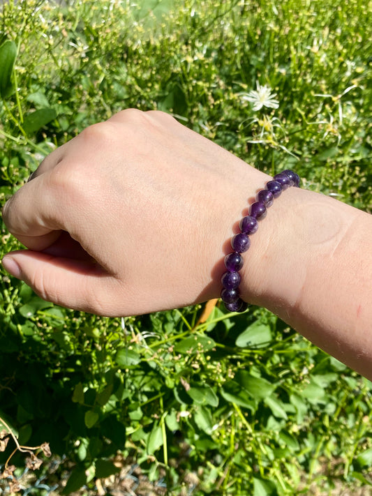 Amethyst Bracelet 8mm