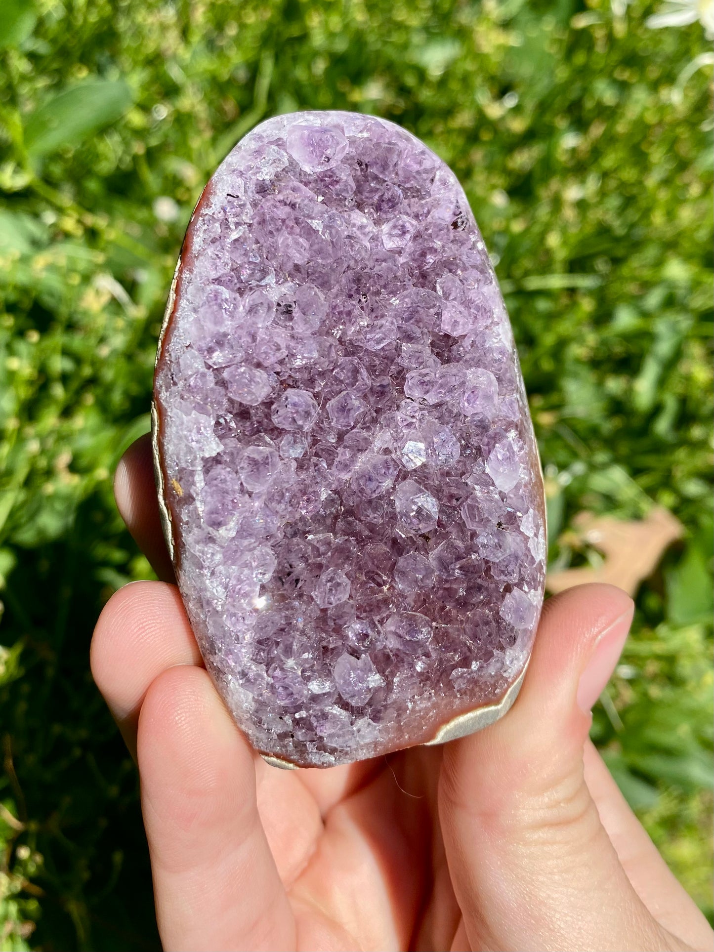 Amethyst Semi-Polished Cluster