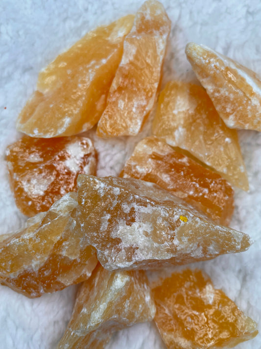 Raw Orange Calcite